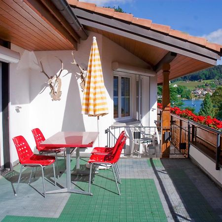 Seehotel Boutique Jaegerhof-Hubertus Faulensee Exterior photo